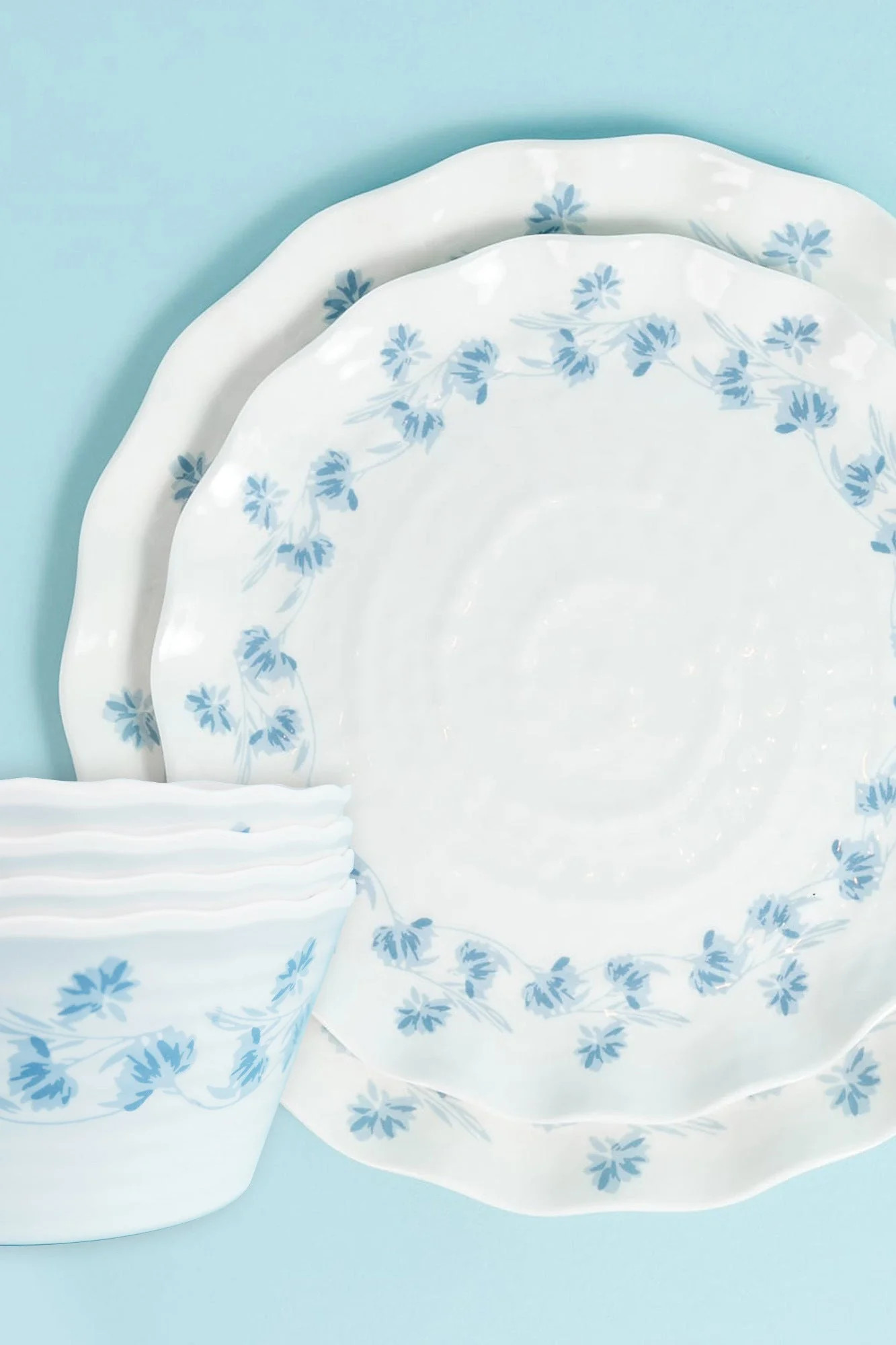 Bundle: Botanical Melamine Dishware - 12 piece set | Rachel Parcell