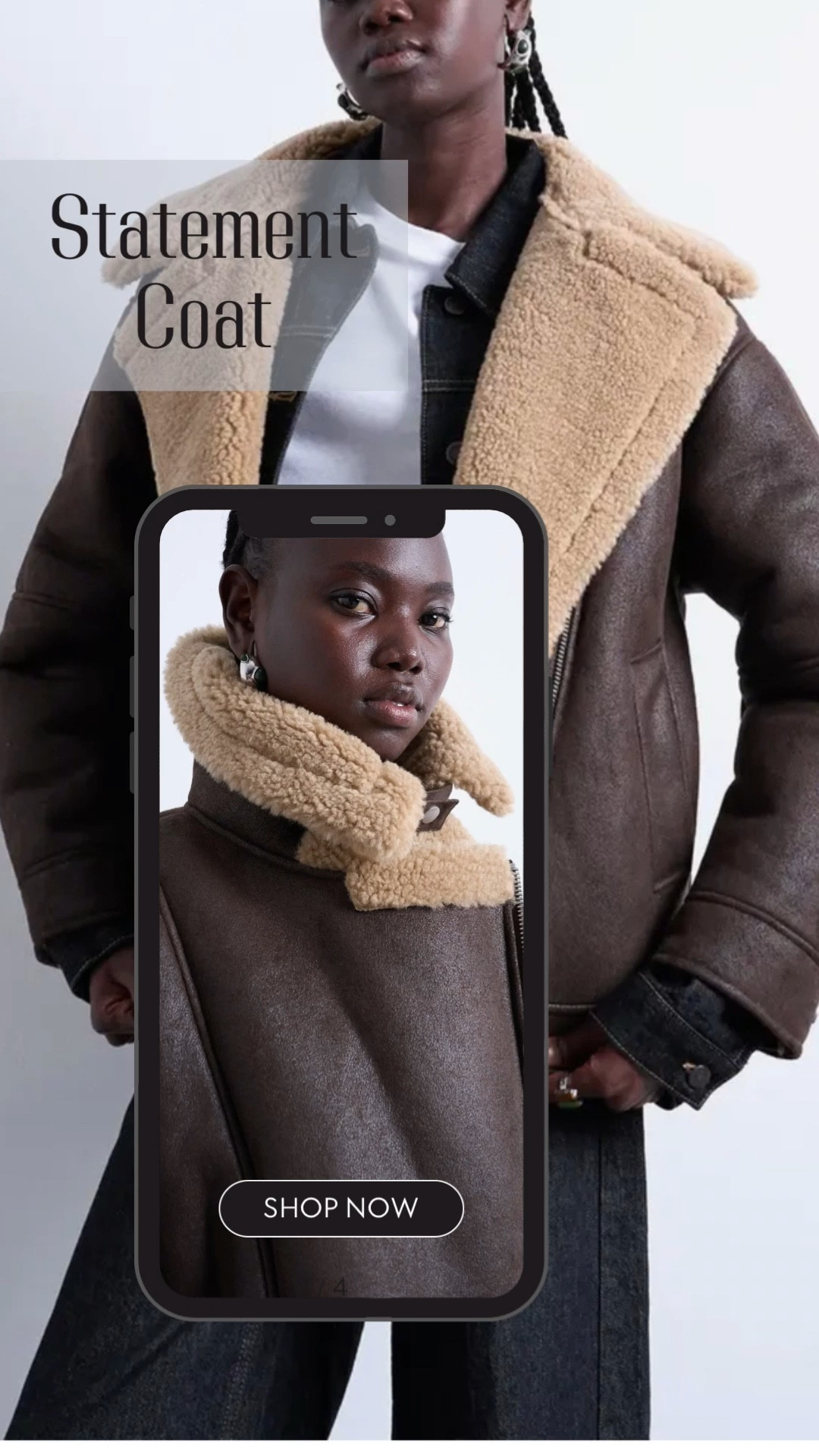 Some jackets don’t just keep you warm… they complete the outfit.
This Topshop faux shearling oversized aviator is that piece.
Structured. Cozy. Effortlessly chic.
Throw it on and instantly look styled….And it’s on sale at Nordstrom right now 👏🏽

It’s the kind of statement piece that makes basics look intentional without paying full price 💁🏽‍♀️

#StatementCoat #WinterStyle
#LuxuryOnABudget #FauxFur
#ChicWinter #ElevatedStyle
#LTKFinds #LTKStyle
#CoatSeason #Aviator
#statementcoat #SoftLifeStyle
#LuxuryLifestyle #ModernGlam
#EffortlessChic #HighLowFashion
#WardrobeElevated #capsulewardrobe #luxuryforless #salefinds #luxuryonabudget #ltkover40 #ltkmomlife #ltkgrwm 

#LTKSaleAlert #LTKSeasonal #LTKNYFW