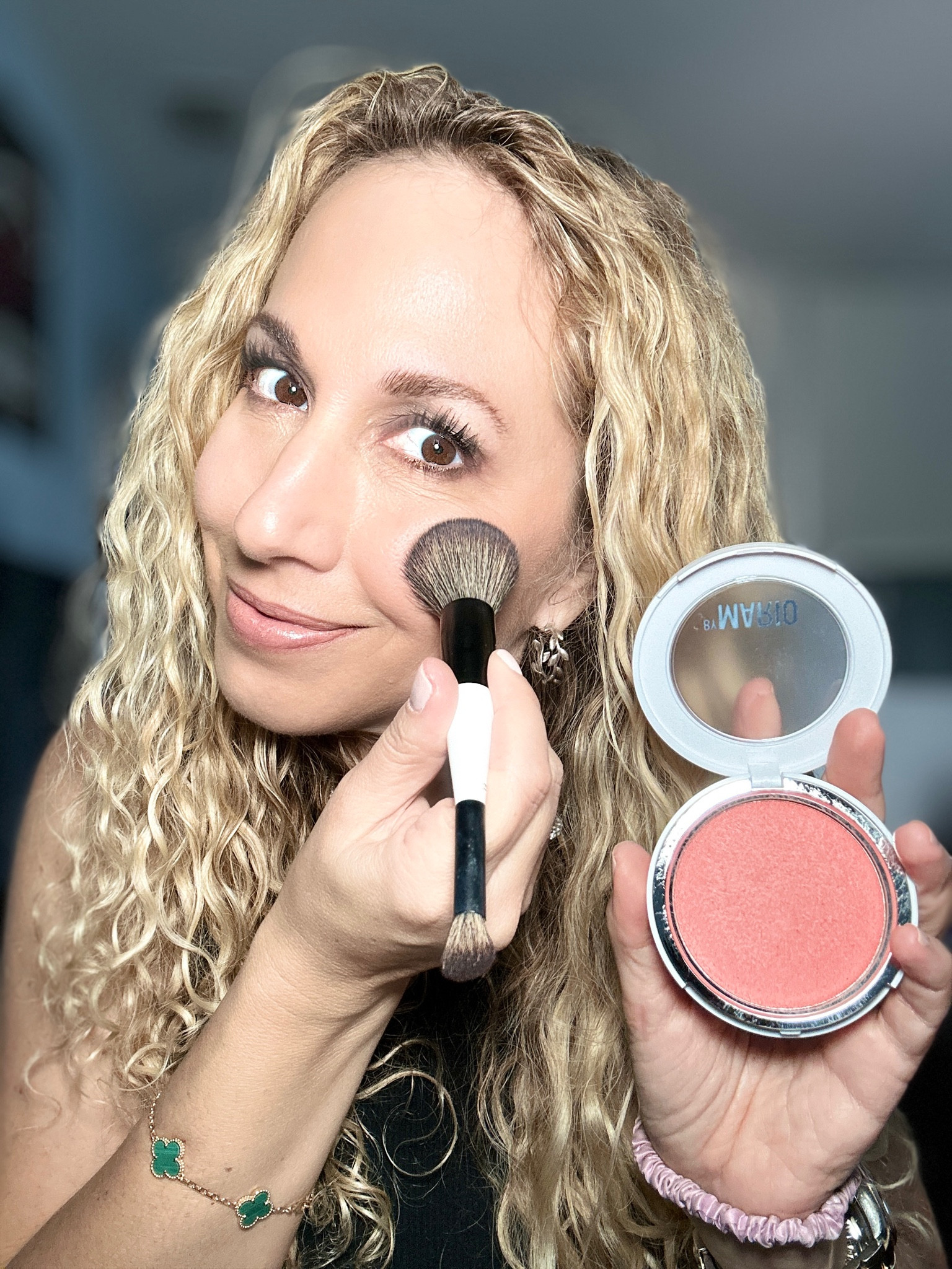 This cream blush literally melts into your skin! I apply it with a brush but you can also use a damp sponge.

#LTKbeauty #LTKfindsunder50