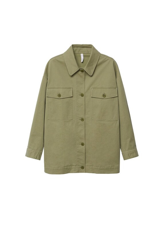 MANGO Jacke 'Garden' in khaki | ABOUT YOU (DE)