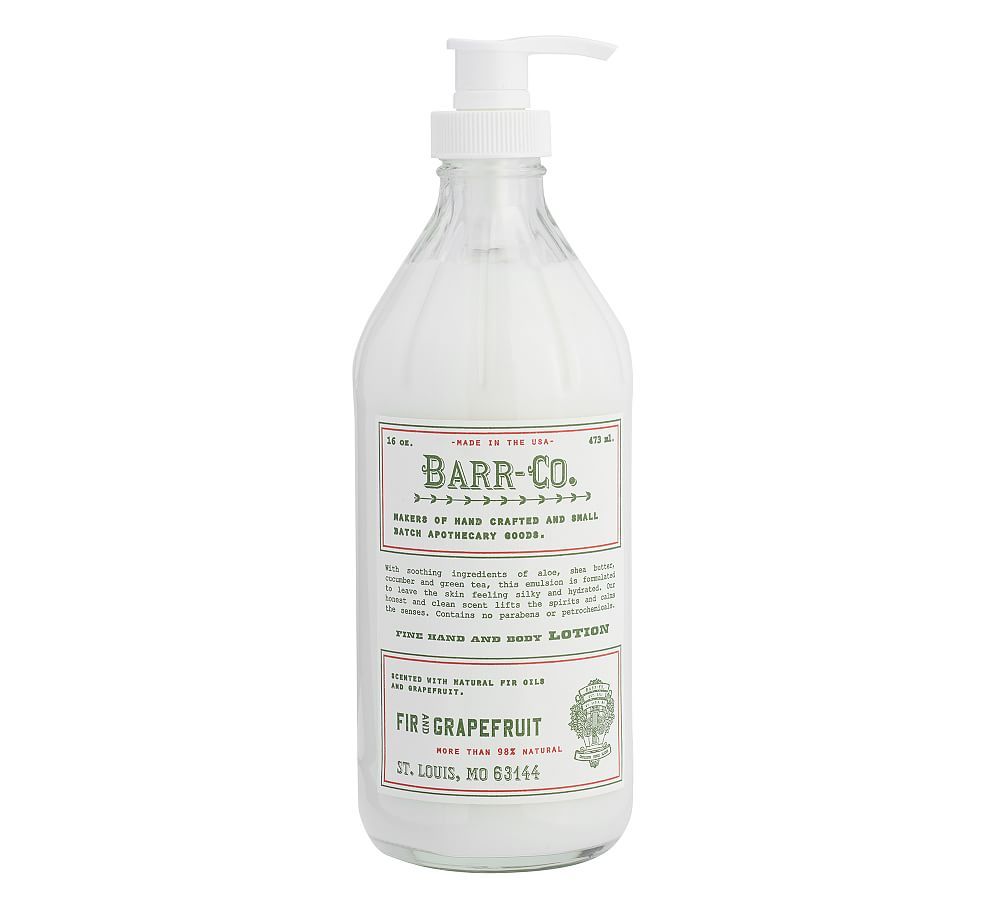 Barr-Co. Fir + Grapefruit Shea Butter Lotion Pump | Pottery Barn (US)