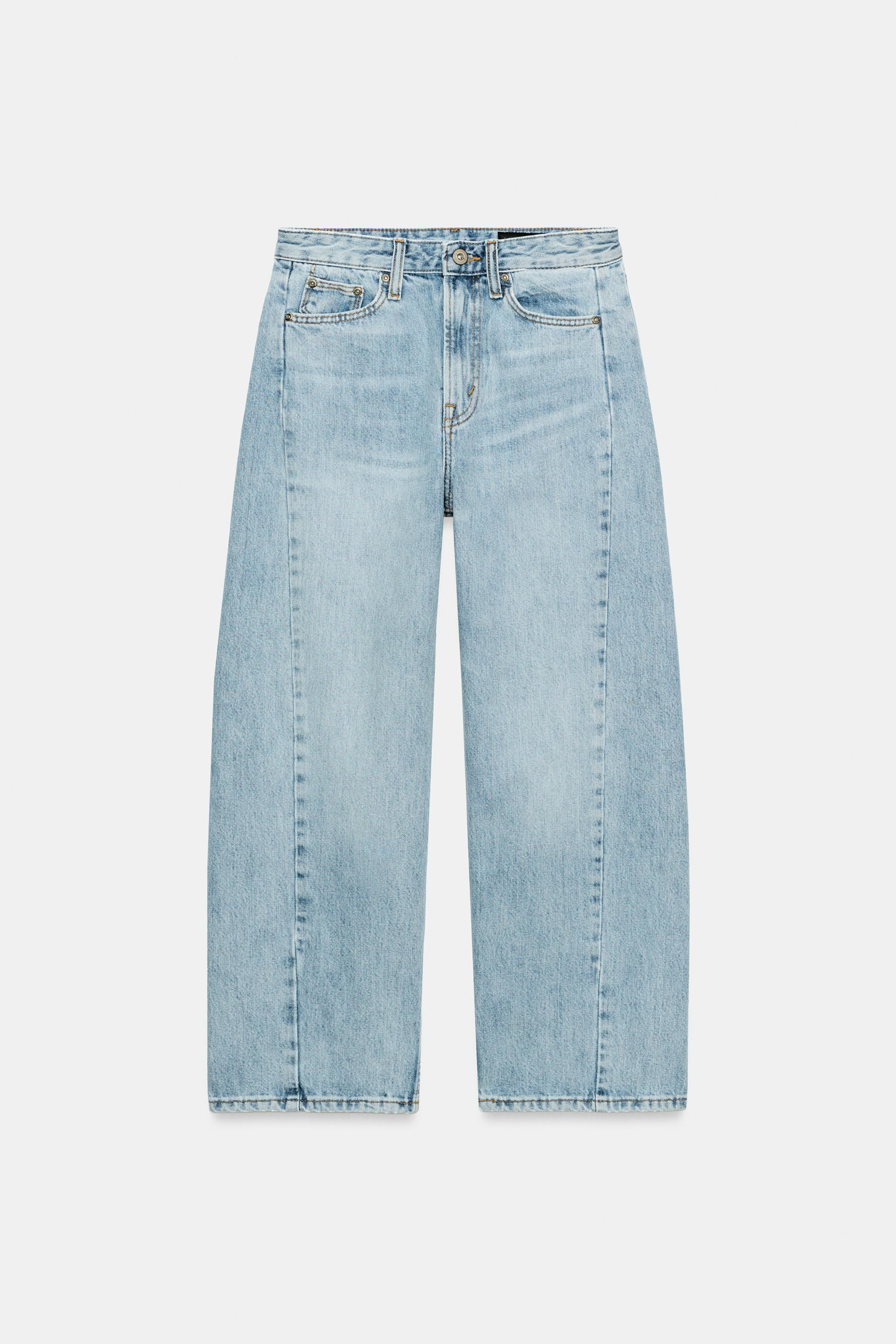 ZW COLLECTION ANKLE RELAXED MID-RISE JEANS | Zara US