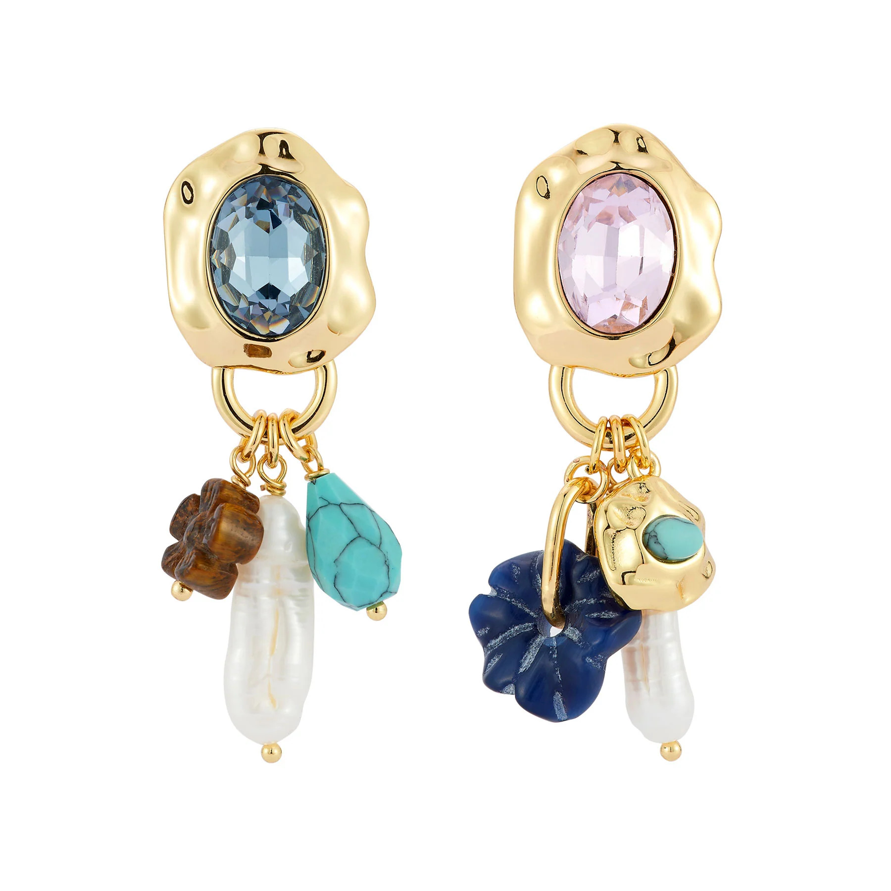 Leia Charm Drop Earrings | Mignonne Gavigan