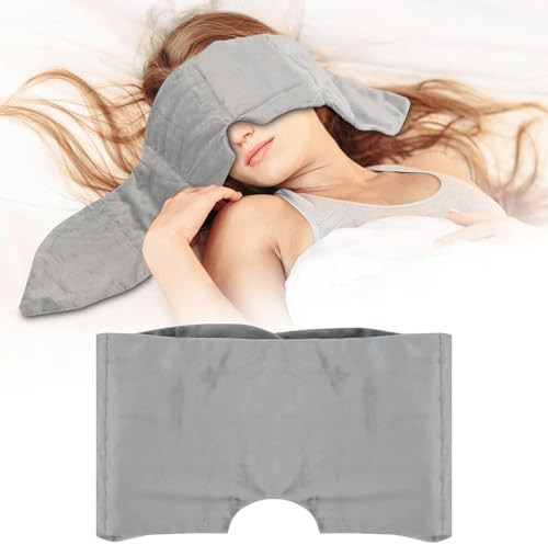 Weighted Eye Mask for Sleeping Washable Blackout Gravity Sleep Masks Soft Gentle Pressure Blindfo... | Amazon (US)