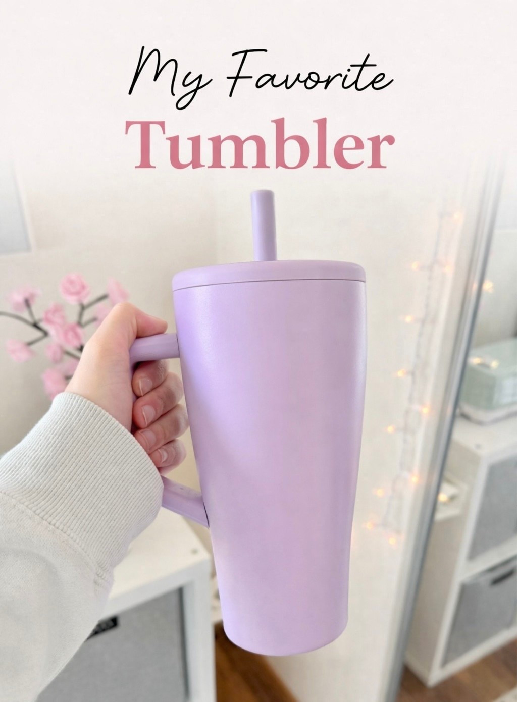My Favorite Tumbler! 💜 This is fully leakproof so I can throw it in my car or in a bag and don’t have to worry about any spills 🫶

🤍 Brumate Era 30oz Tumbler, Lavender

-drinkware, spring finds, spring sale, tumblers, college essentials, product recommendations, hydration, shopping finds, back to school shopping