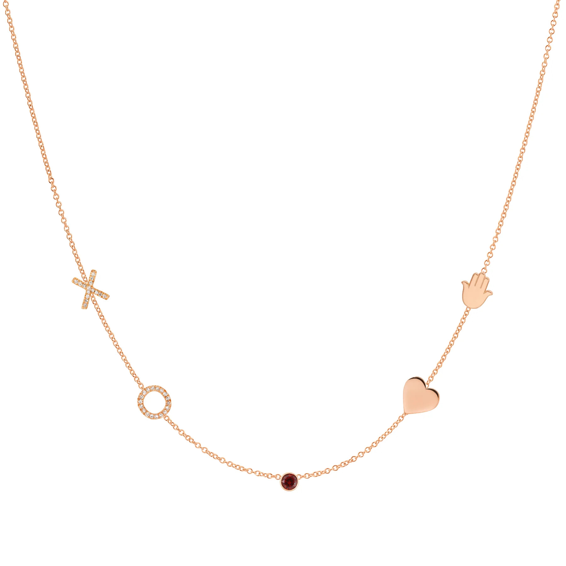 Custom Gold Necklace - 5 Letters | Maya Brenner