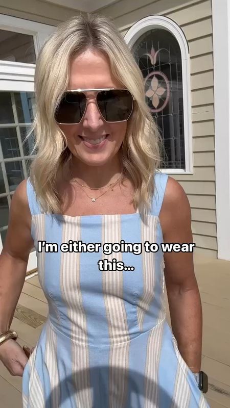 Let’s get dressed! Even if it’s just to run errands! You’ll feel so much better and you never know who you might run into! Getting dressed shouldn’t be that hard and a simple dress for the summer is a perfect go to. 

#summerdress #summeroutfit #shortset

#LTKOver40 #LTKFindsUnder100 #LTKStyleTip