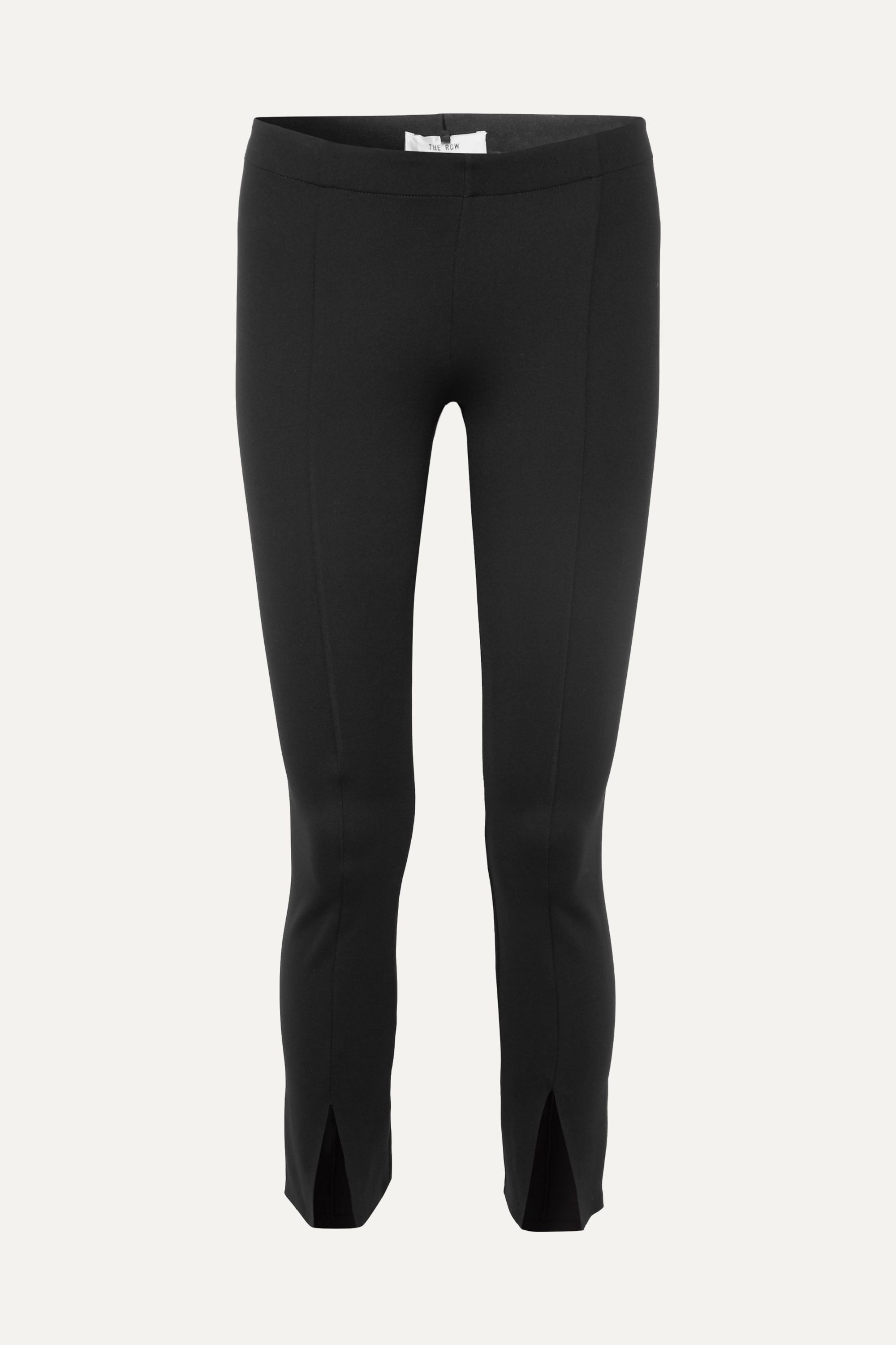 Black Thilde stretch-cady straight-leg pants | The Row | NET-A-PORTER | NET-A-PORTER (UK & EU)