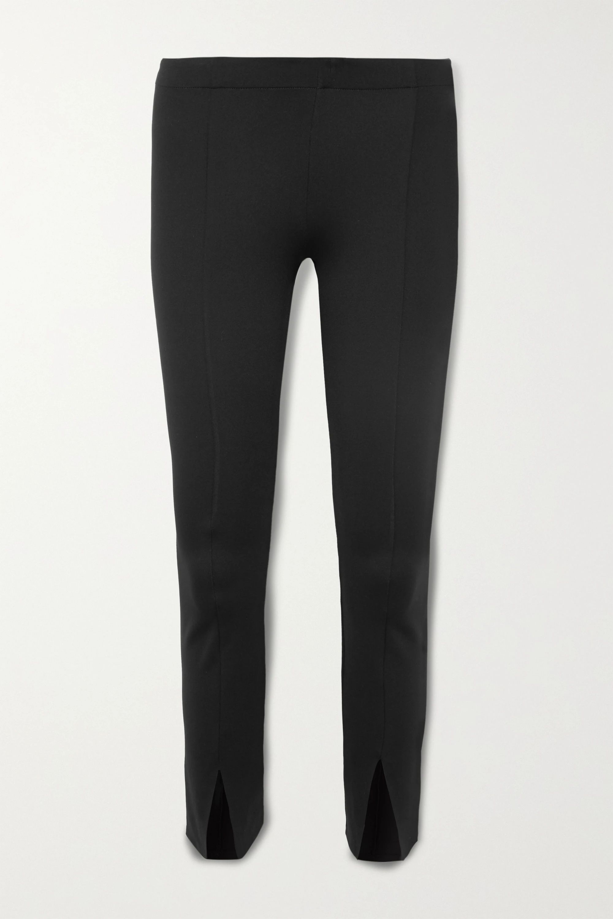 Black Thilde stretch-cady straight-leg pants | The Row | NET-A-PORTER | NET-A-PORTER (UK & EU)