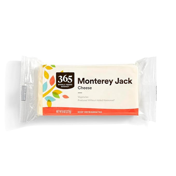 365 Everyday Value, Monterey Jack Bar, 8 oz | Amazon (US)