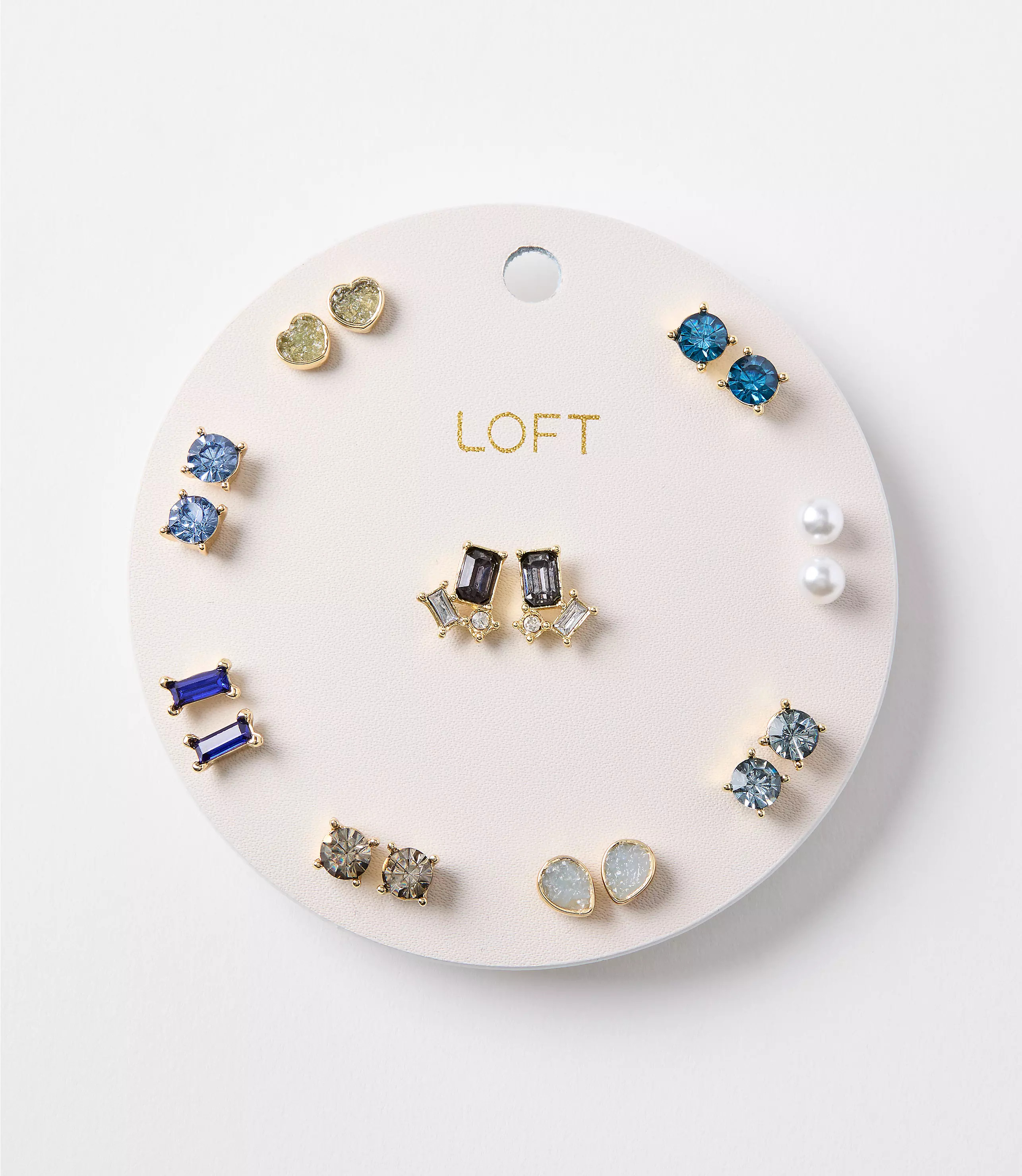 Sparkle Cluster Stud Earring Set | LOFT