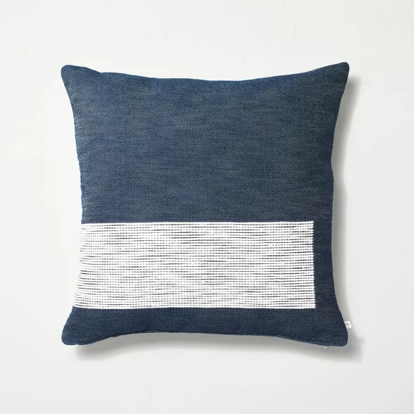 Blocked Stripe Throw Pillow with Zipper - Hearth & Hand™ with Magnolia | Target