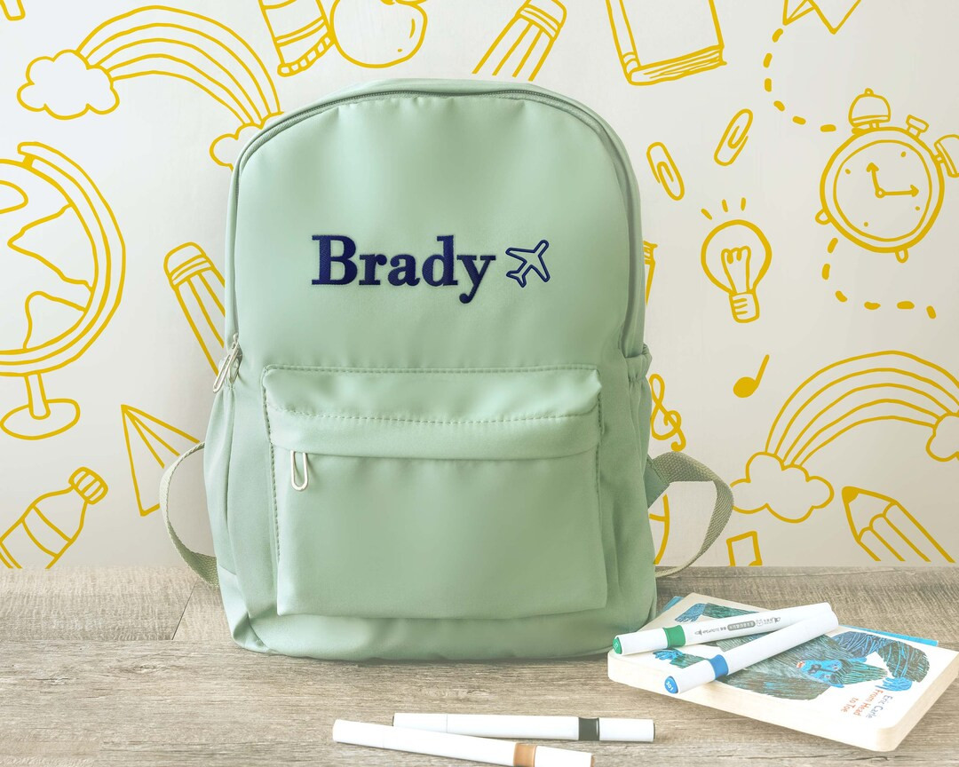 Embroidered Toddler Backpack Custom Kids Backpack Personalized Kids Christmas Gift Personalized C... | Etsy (US)