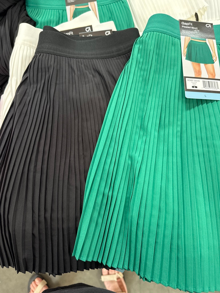 These are so cute!  GapFit Women's Pleated Skort at Sam's Club for $11.81  They have a pocket underneath in the shorts.  They come in black, green, pink and white.
#skort #pickleball #tennis #athleisure 

 #LTKActive #LTKSaleAlert #LTKTravel