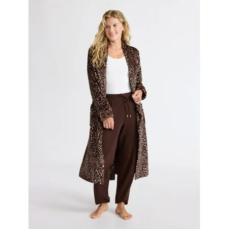 Joyspun Women's Plush Robe, Sizes S-3X | Walmart (US)