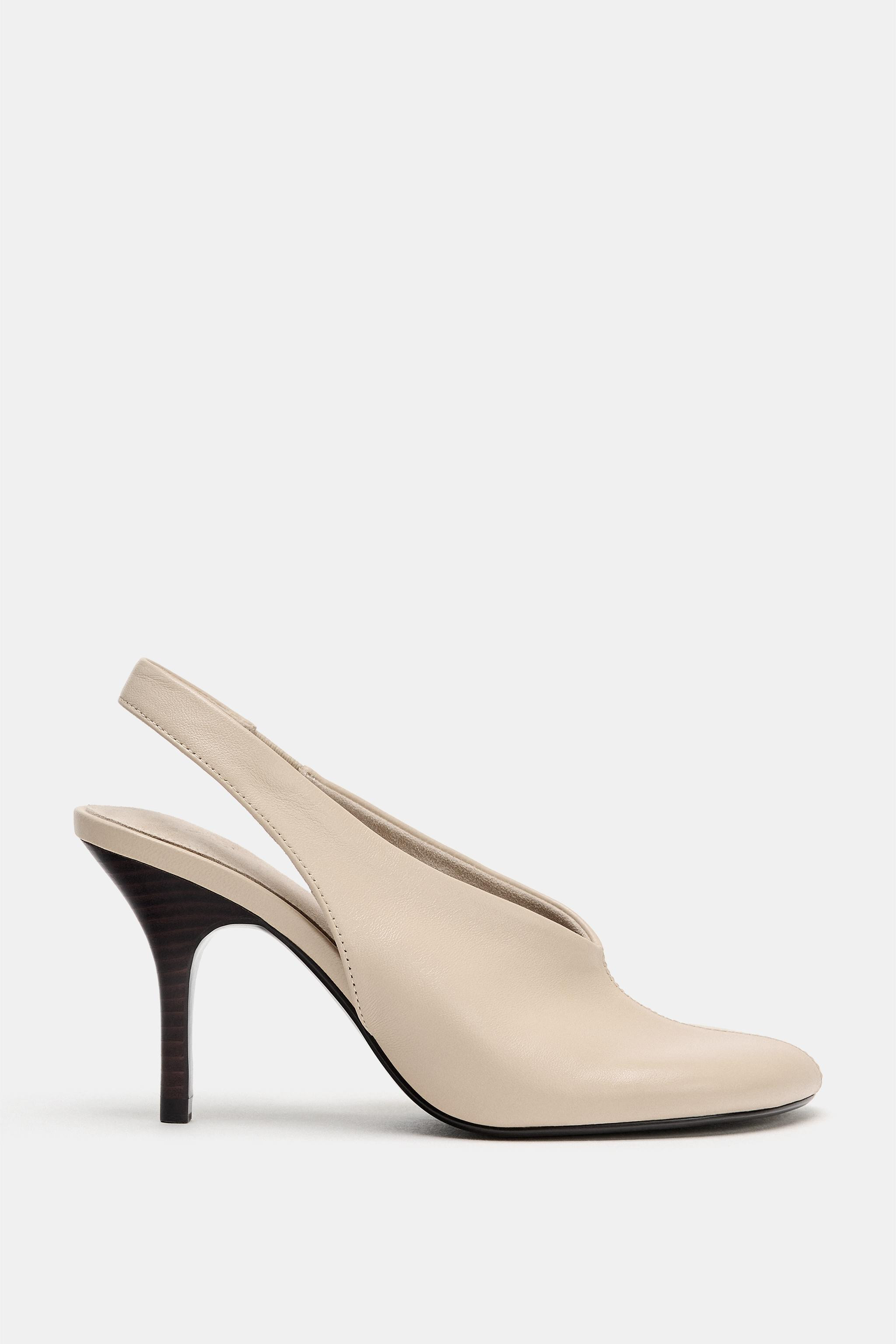 LIMITED EDITION LEATHER SLINGBACKS | Zara UK