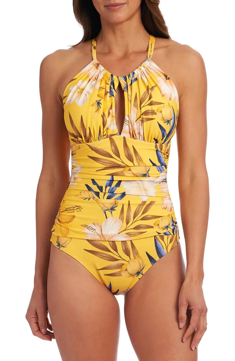 Belle High Neck Mio One-Piece Swimsuit | Nordstrom