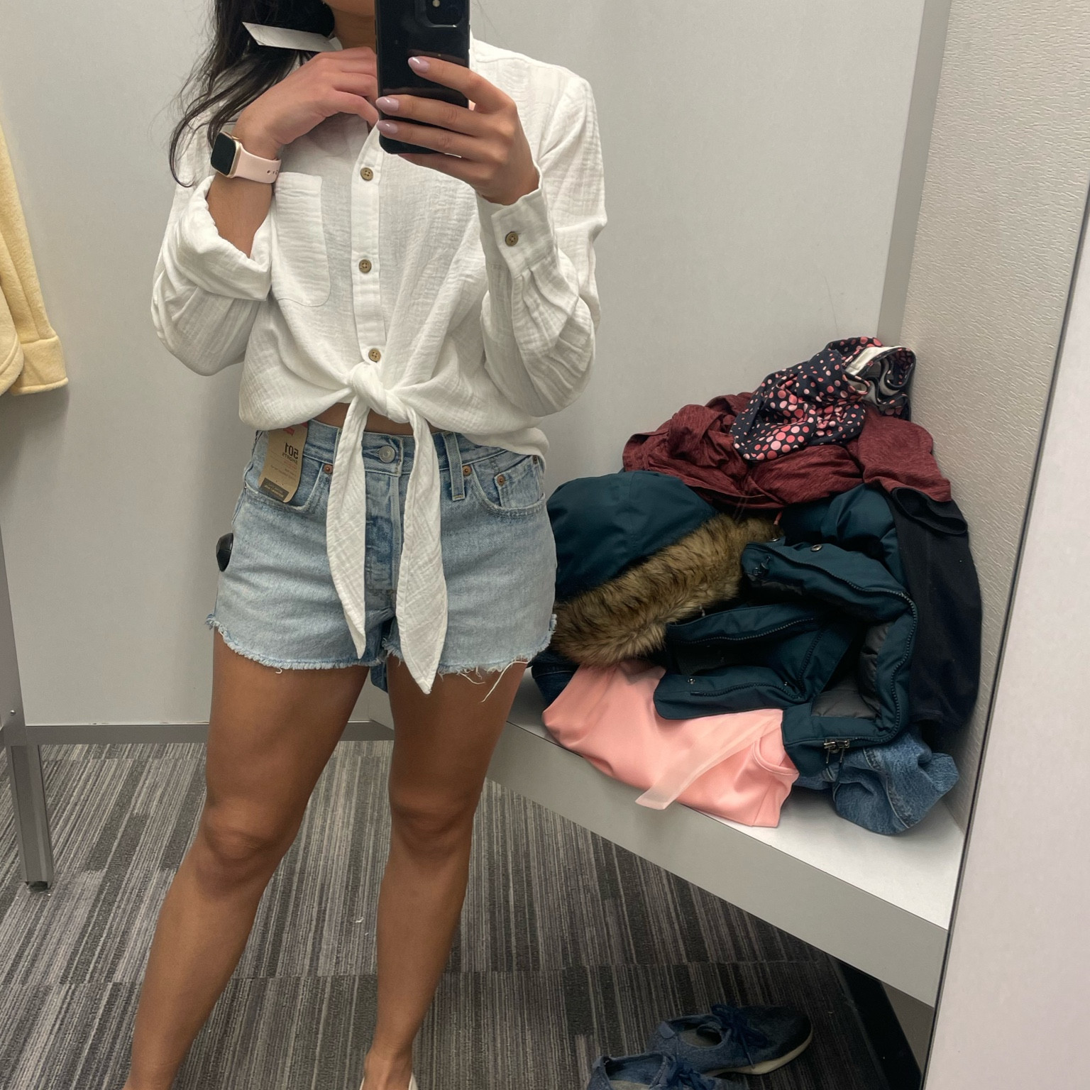 Boat day outfit 
Summer outfit 
Jeans and a cute top 
Linen top
Spring outfit 
Nordstrom finds 
Denim cutoffs
Levi’s 

#LTKSpringSale #LTKfindsunder50 #LTKsalealert