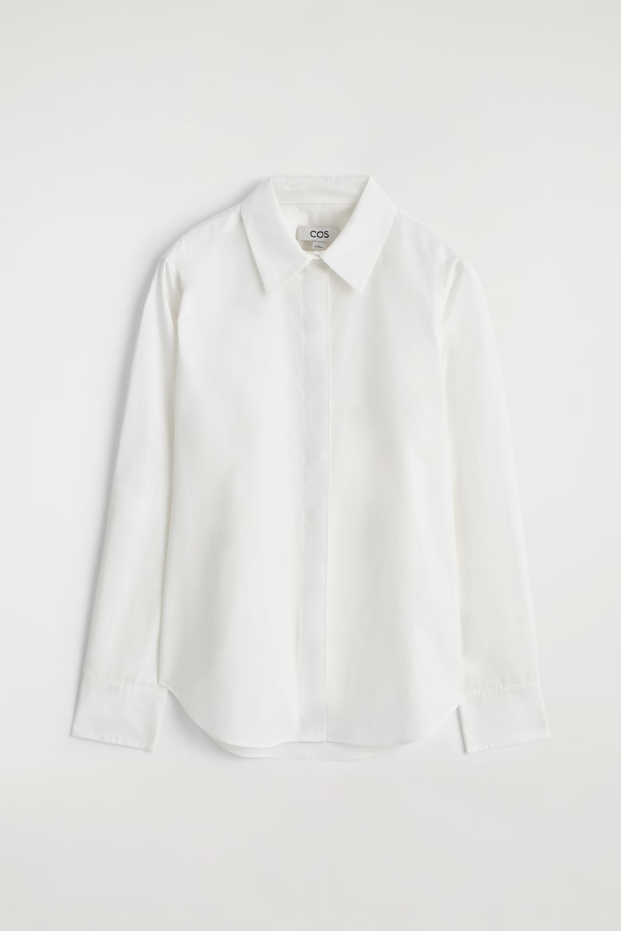 TAILORED COTTON SHIRT - WHITE | COS GB | COS UK