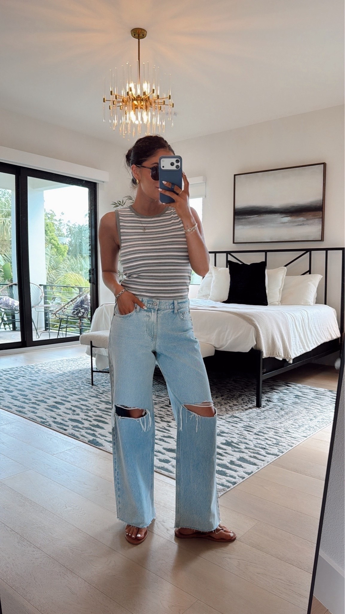 This @abercrombie bra-free tank is amazing and comes in multiple colors! 🤍 Paired with these low rise ultra loose jeans. 

Abercrombie fashion
Striped tank top
Low rise jeans
Low rise loose jeans
Elevated casual outfit

#LTKgrwm #LTKootd #LTKSeasonal