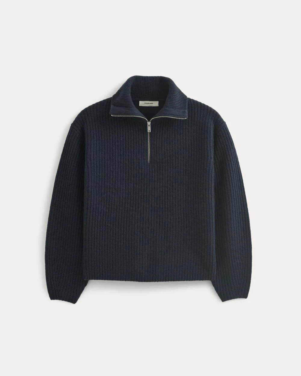The Half-Zip Sweater in Luxe Merino | Navy | Everlane