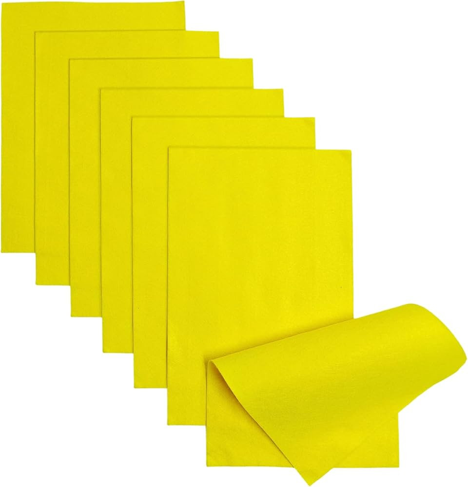 Jtnohx Soft Felt Sheets, Color Felt Fabric for Sewing, 7 Pcs 1mm 8"x12" Fabric Square for Craft D... | Amazon (US)