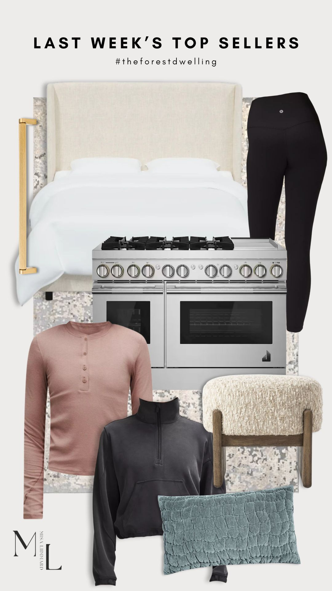 Sharing last week's top sellers. The upholstered stool is substantial and has a gorgeous variation in the fabric. These leggings are my go to and will last for years. 

 #LTKActive #LTKHome #LTKStyleTip