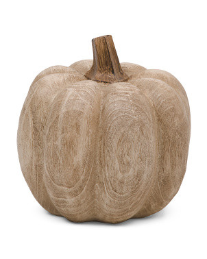 Resin Woodgrain Pumpkin | Pillows & Decor | Marshalls | Marshalls