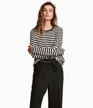 H&M Long-sleeved Jersey Top $12.99 | H&M (US)