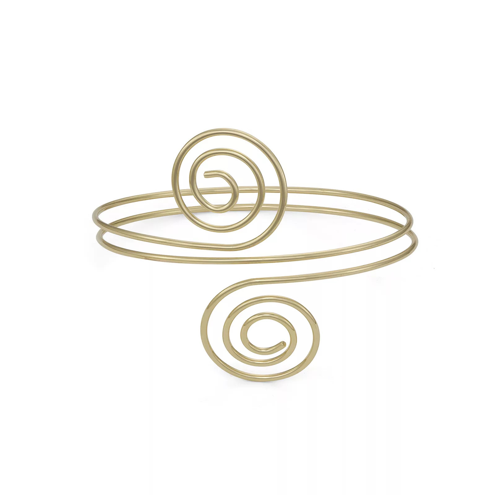 Emberly Gold Tone Swirl Spiral Upper Arm Cuff Bracelet, Women's, None | Kohl's