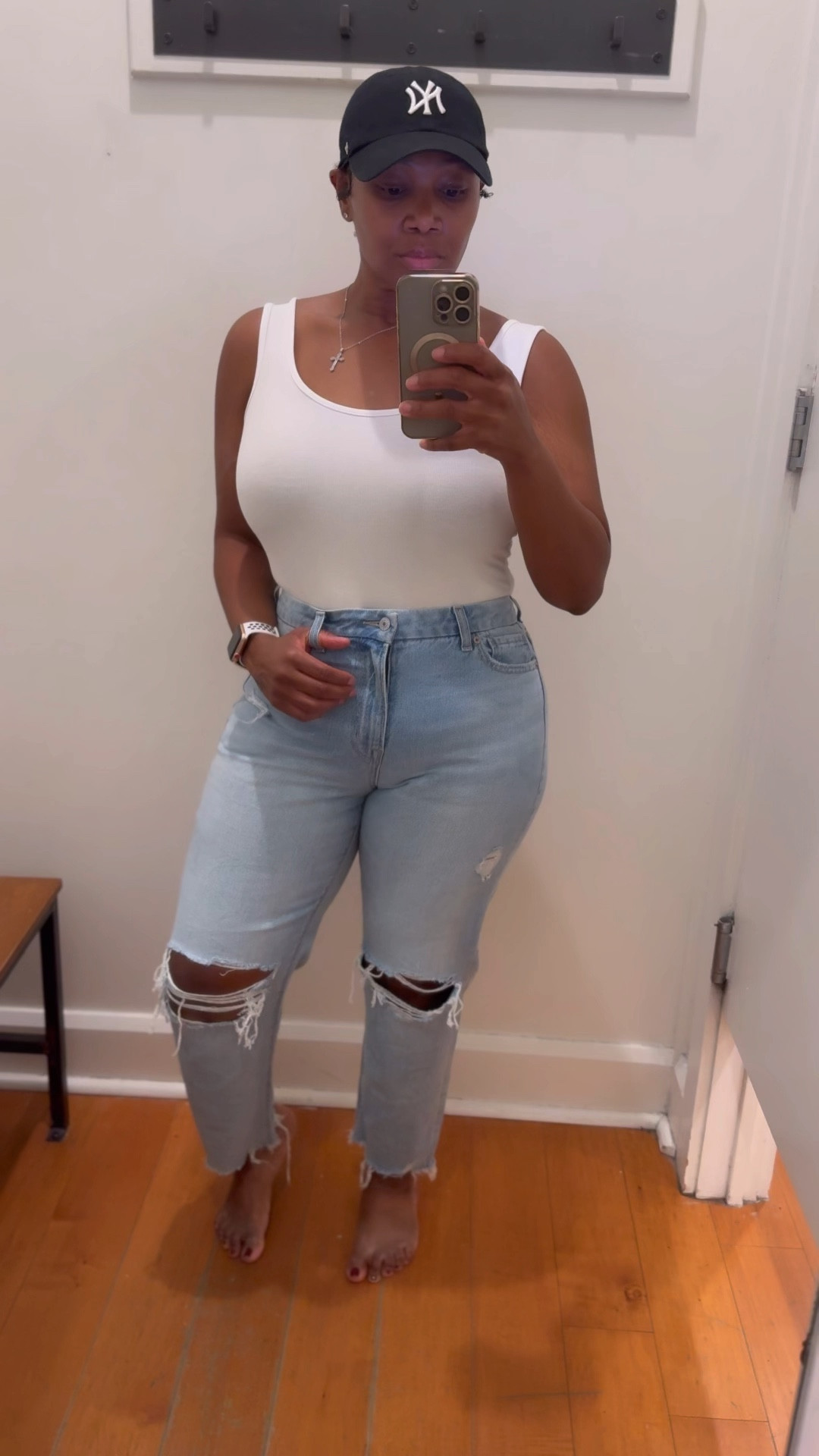 American Eagle has easily become my go-to for jeans! The fit is just *chef’s kiss*

I am wearing a size 10 & I’ve listed the jeans in the video in order:

1. AE Strigid Curvy Ripped Mom Jeans
2. AE Next Level Low-Rise Kick Bootcut Jean
3. AE Stretch Curvy Ripped Straight Jean
4. AE Dreamy Drape Stretch Super High-Waisted Baggy Wide-Leg Jean
5. AE Next Level Super High-Waisted Ripped Flare Jeans

American eagle jeans, American eagle jeans haul, American eagle fall, American eagle barrel jeans, mom jeans, American eagle mom jeans, wide leg jeans, high waisted jeans 


#LTKStyleTip #LTKVideo #LTKMidsize