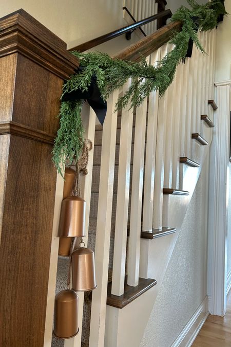 Simple stairway Christmas 🎄 

#LTKhome #LTKHoliday #LTKSeasonal