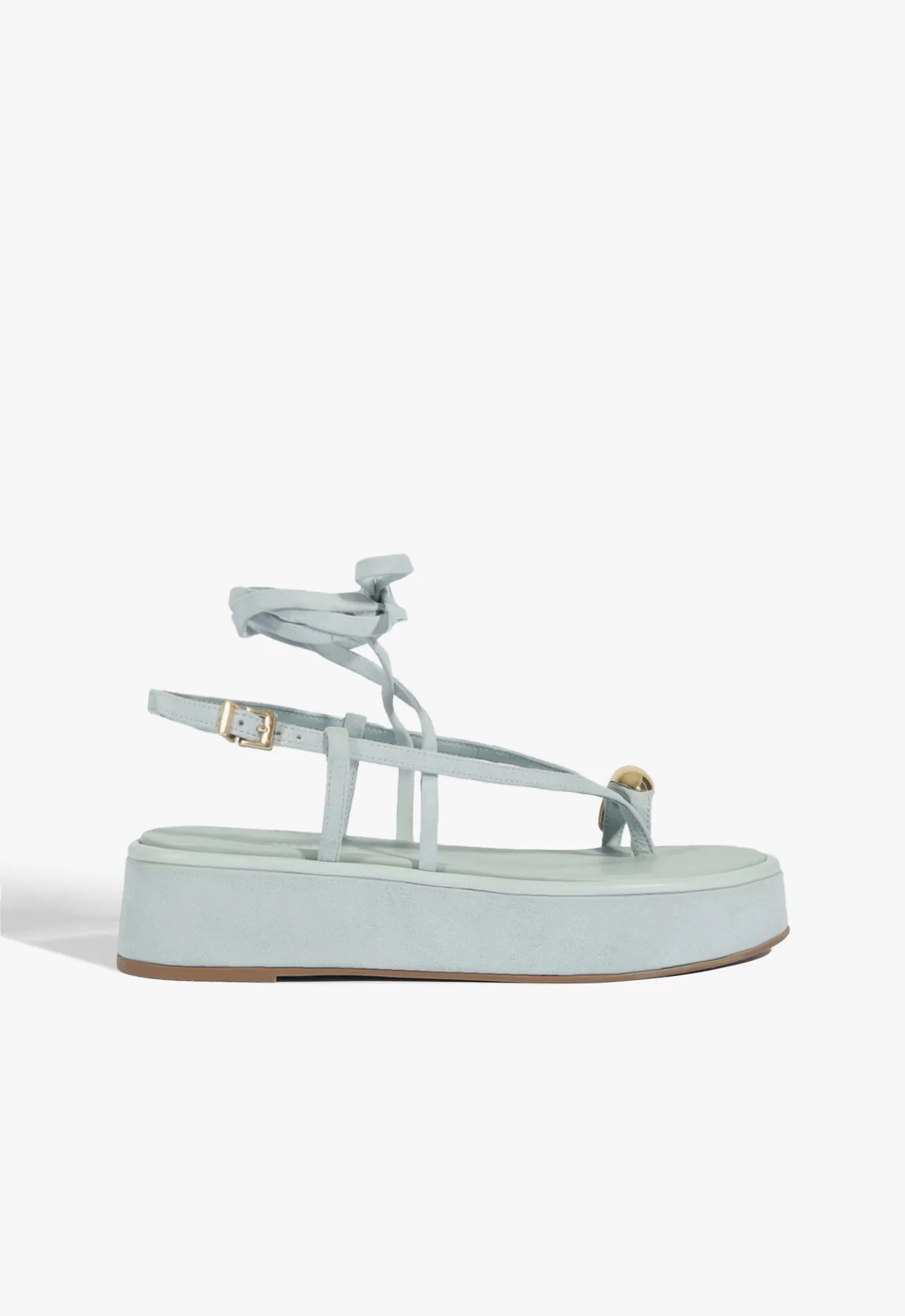 Zadie Blue Low Flatform Heel Sandal | Schutz (US)