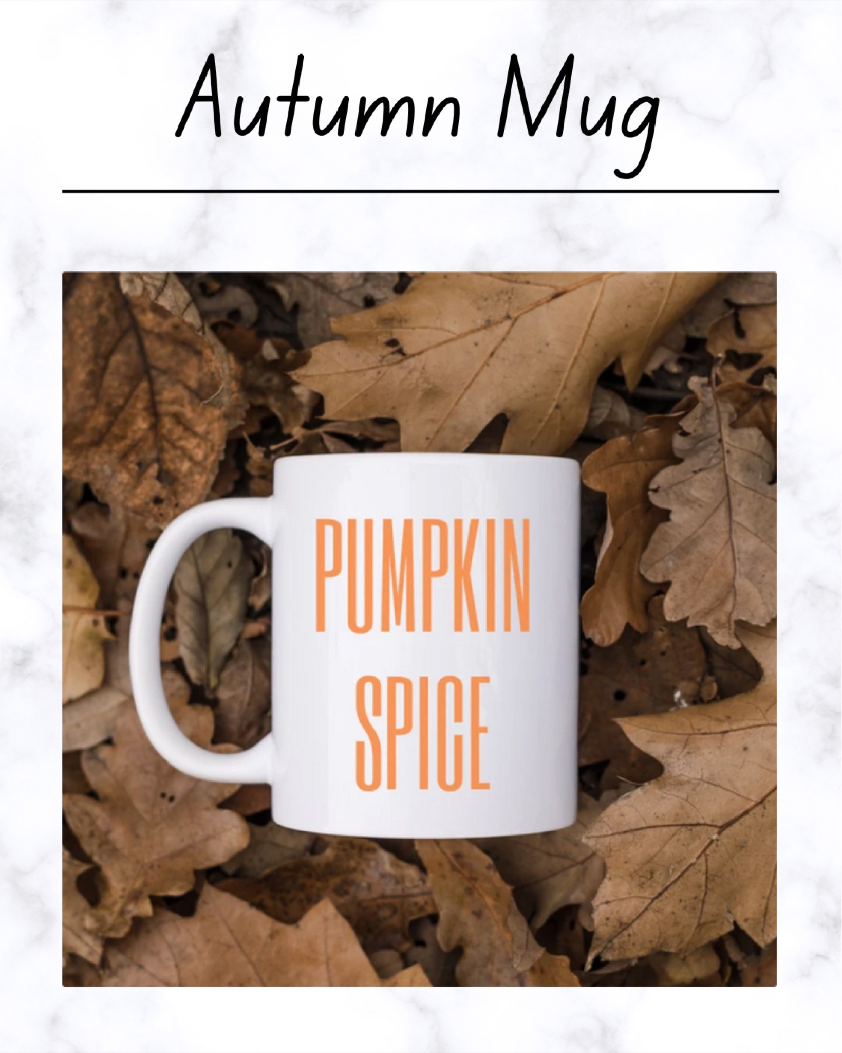 Check out the great autumn mugs on Etsy

Autumn mug, fall mug, Halloween mug, pumpkin spice mug, kitchen decor, autumn decor, fall decor, Halloween decor, autumn home, fall home 

#LTKgiftguide #LTKsale #LTKautumn