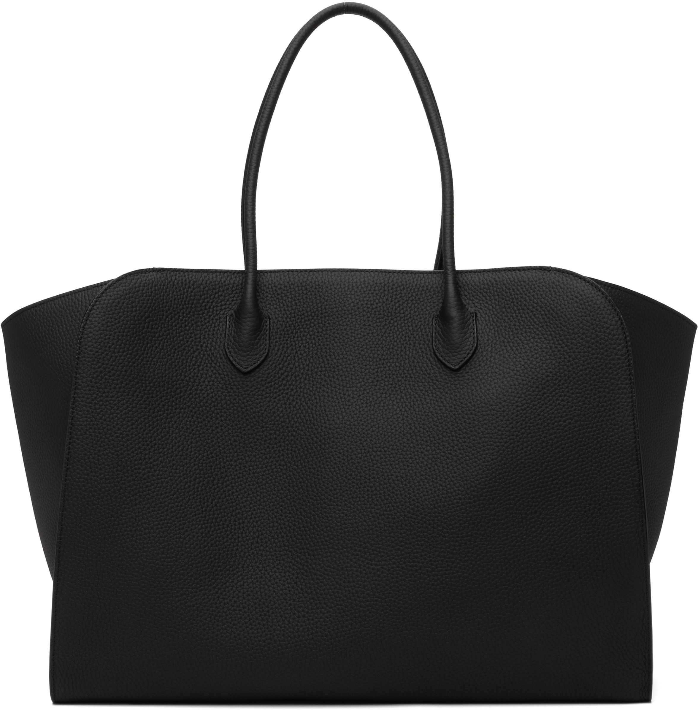 The Row Black Marlo Tote | SSENSE
