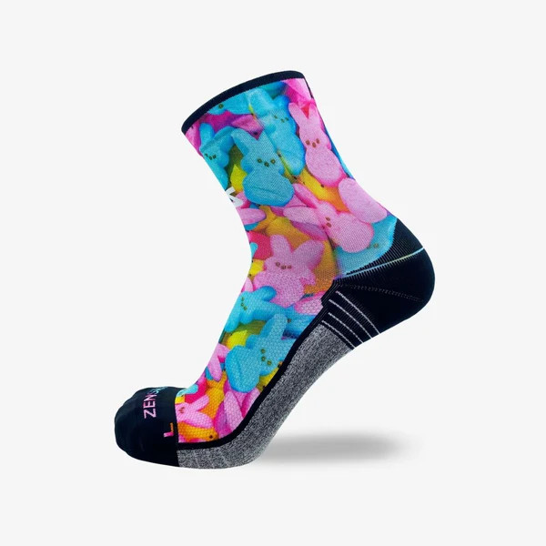 Marshmallow Bunnies Socks (Mini-Crew) | Zensah