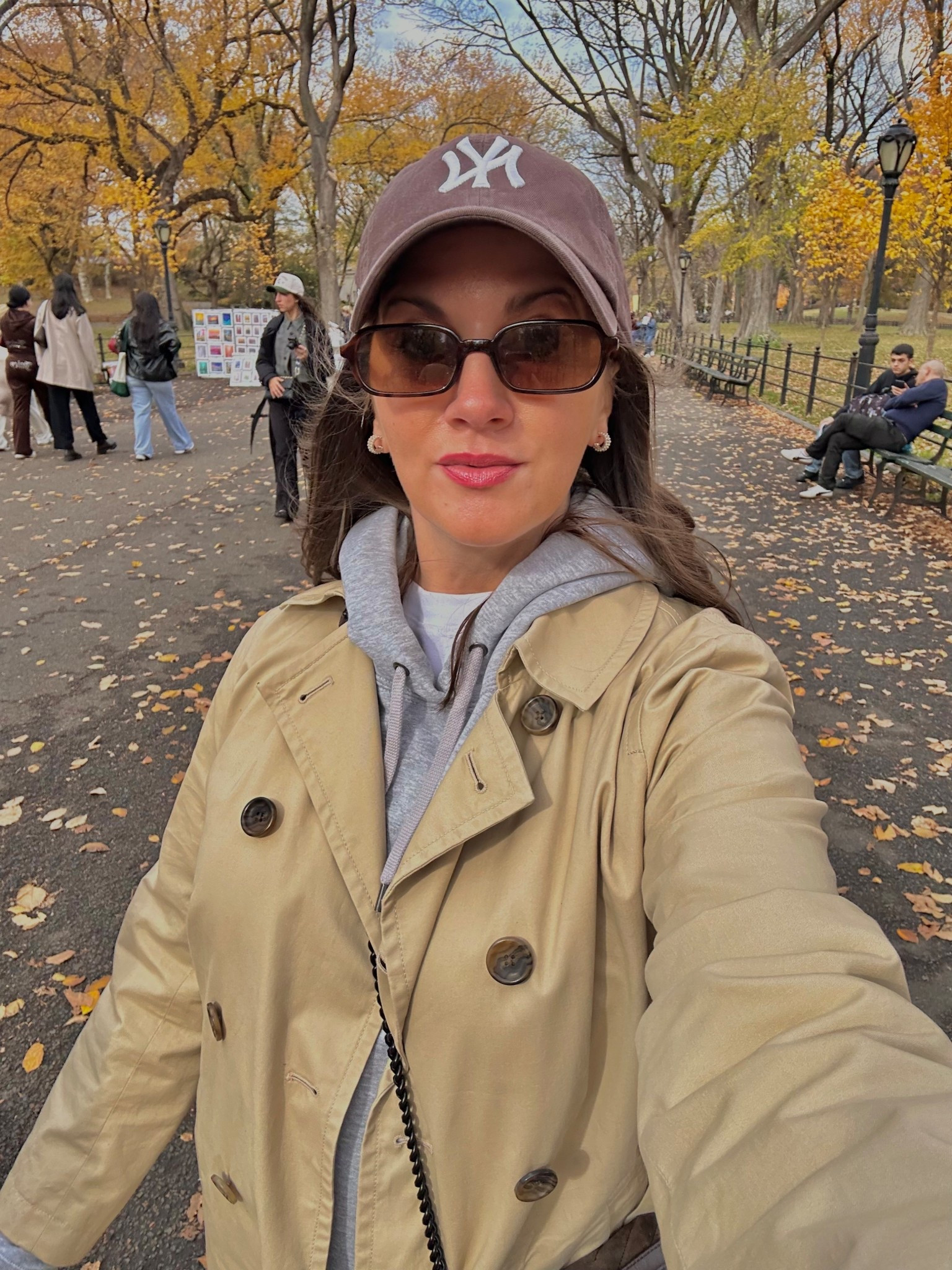the #trenchcoat + #hoodie combo is elite and you can’t tell me otherwise! I also need to give love to these #Amazon #sunglasses that are my current faves (got em in black too). 😎

#LTKStyleTip #LTKOver40 #LTKSeasonal