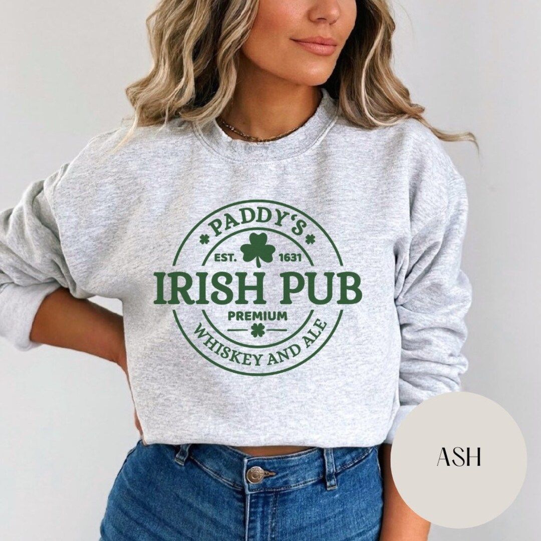 St Patricks Paddys Irish Pub Sweatshirt  Lucky Irish - Etsy | Etsy (US)