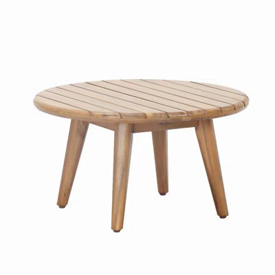 Zaryna Solid Acacia Wood Patio Side Table | Wayfair North America