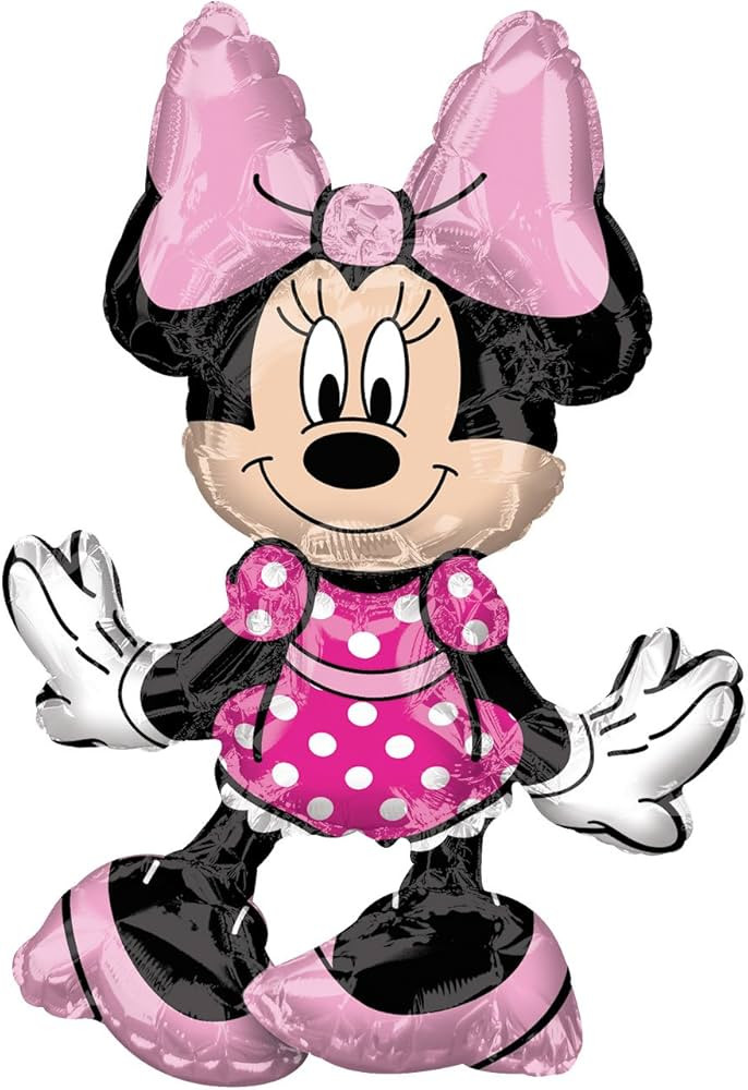 Anagram International, Inc. Minnie Mouse Consumer Inflated Party Balloon, 19", Multicolor | Amazon (US)