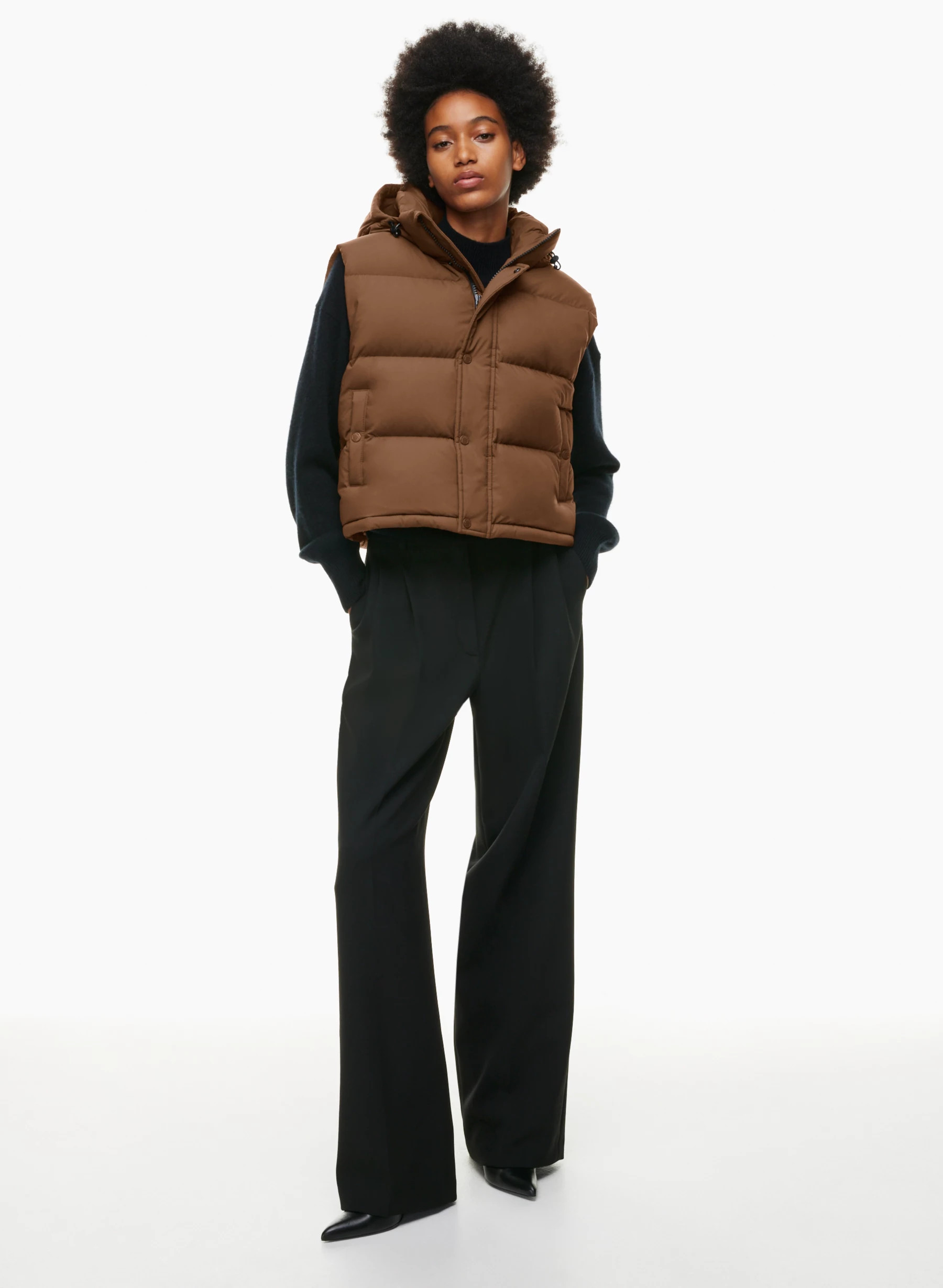 THE SUPER PUFF™ SHORTY VEST | Aritzia