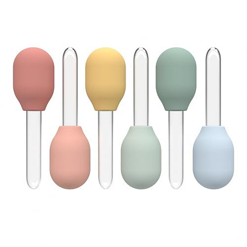 Inspire My Play 6 x Pastel Liquid Droppers For Kids Crafts - Sensory Play Pipettes for Kids - Sensory Play Toys and Accessories | Amazon (US)