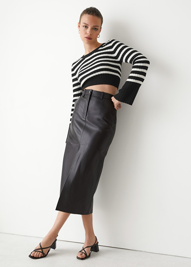 Leather Pencil Midi Skirt | & Other Stories (EU + UK)