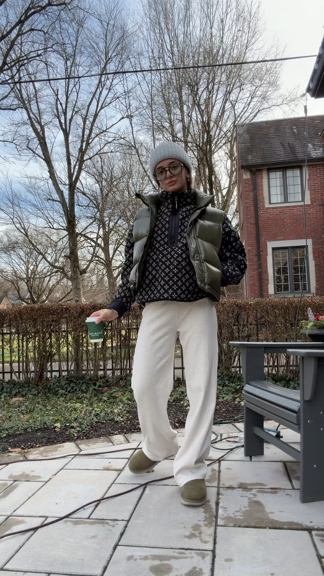 XS bottoms and vest, small fleece!