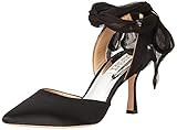 Badgley Mischka Women's Blaze Pump, Black Satin, 5.5 | Amazon (US)