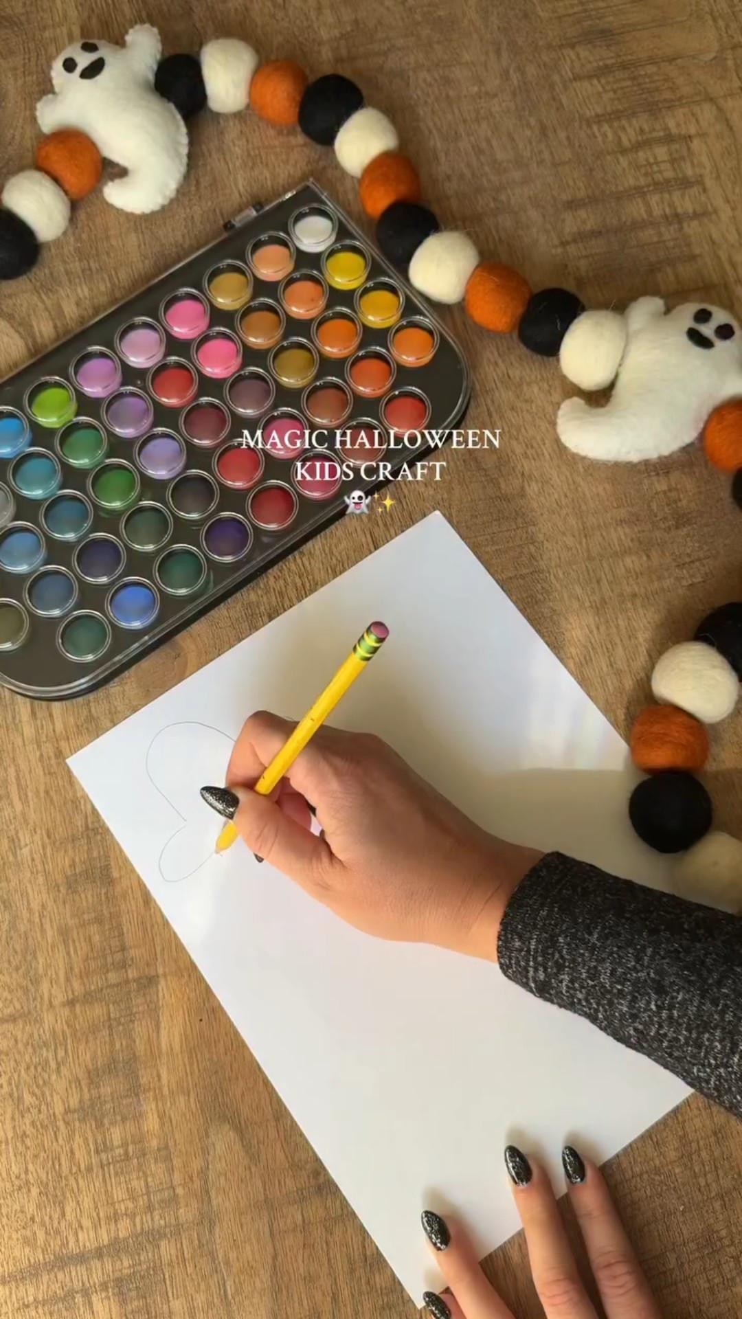 MAGIC GHOSTS 👻 


How to make:
👻 draw your picture with pencil 
👻 put up to the window and trace on the back with a WHITE crayon
👻 looks like a blank page - but use watercolors to reveal the magic painting ✨

#coolart #halloweencrafts #artsandcrafts #preschoolactivities #kidfun

#LTKSeasonal #LTKHalloween #LTKKids