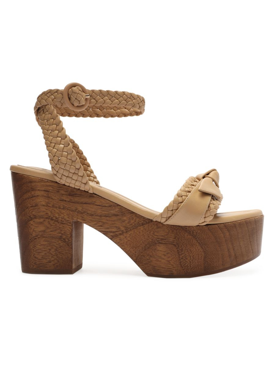 Clarita 110 Woven Leather Clogs | Saks Fifth Avenue