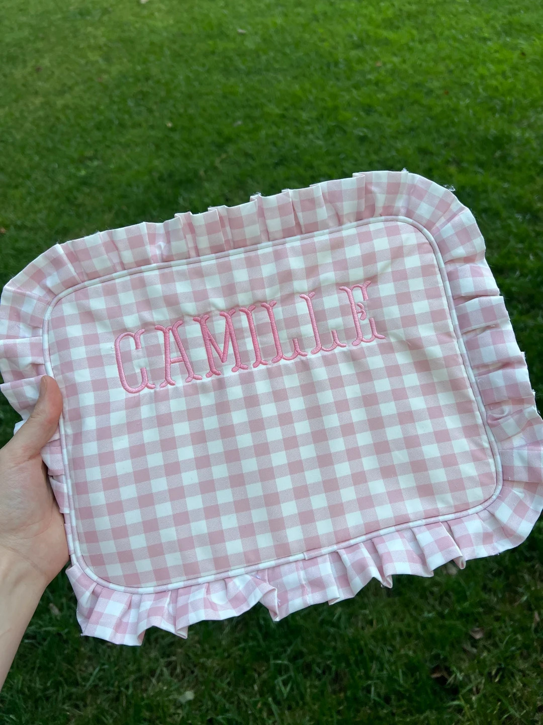 Pink Ruffle Pouch PRE ORDER | Etsy (US)