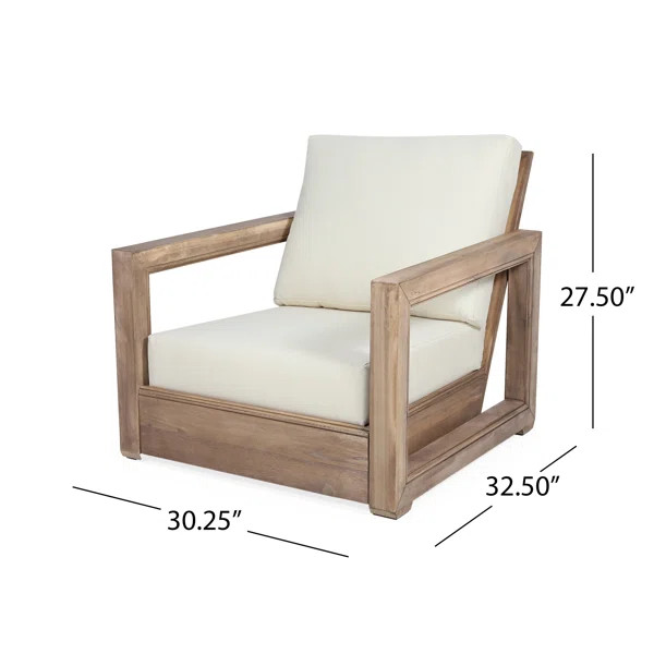 Acacia Outdoor Lounge Chair (Set of 4) | Wayfair North America