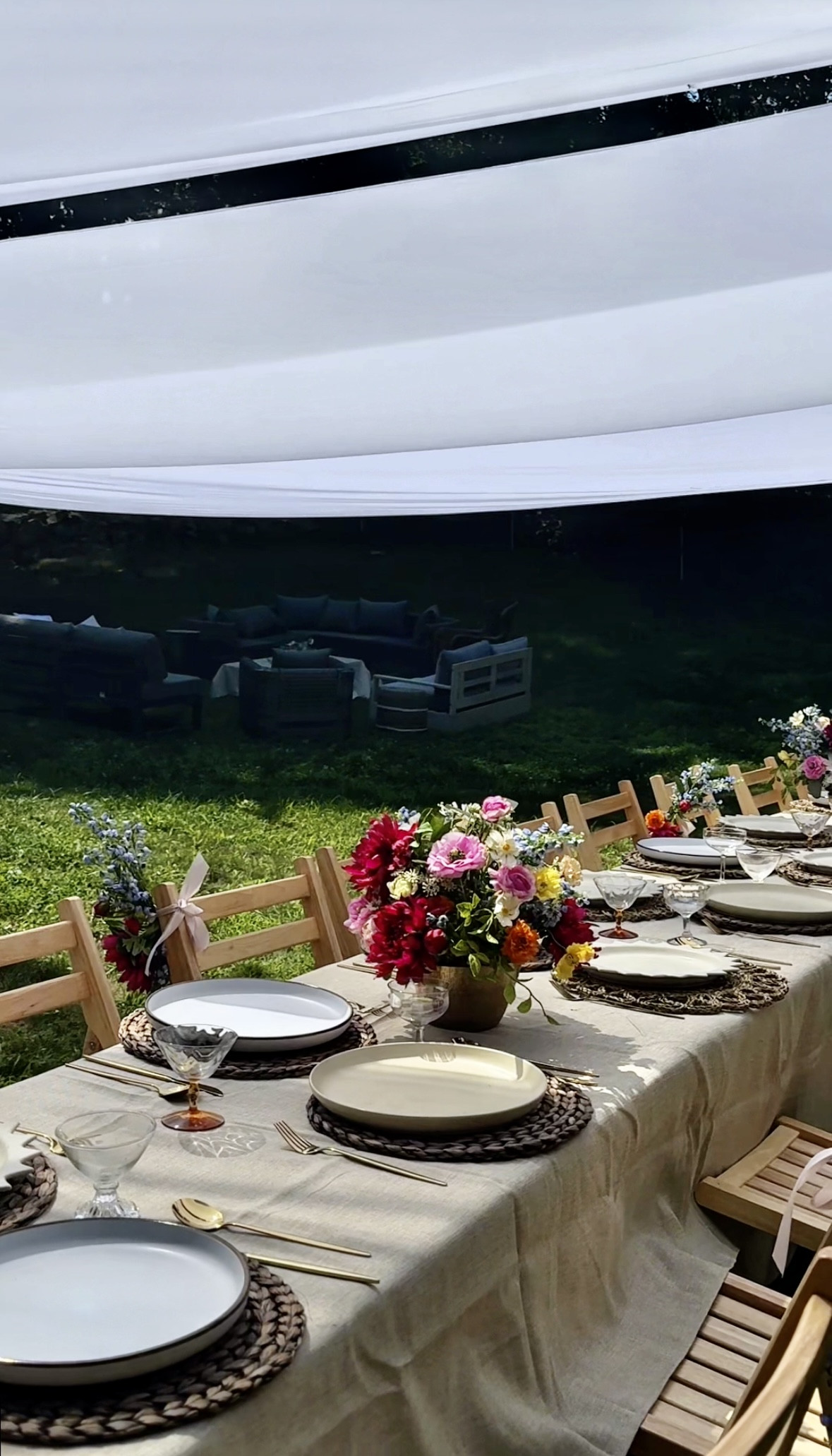 Transformed my backyard into a garden party oasis!  

 #LTKHome #LTKParties #LTKWedding
